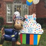 Paw Patrol Just Sign and Ballons